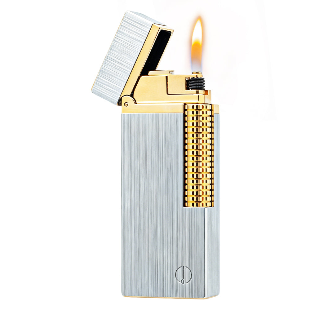 Dunhill Gold Brushed Rollagas Soft Flame Lighter