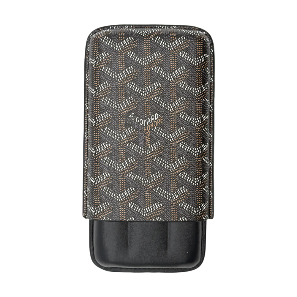 Goyard Luxury Cigar Case with Slot Holder