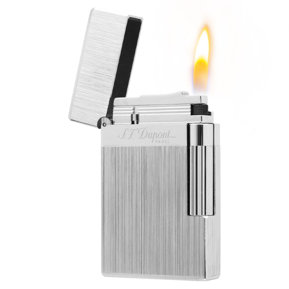 NEW Wide Brass Brushed S.T.Dupont Metal Lighter #113