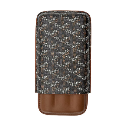 Goyard Luxury Cigar Case with Slot Holder