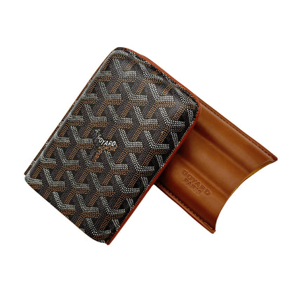 Goyard Luxury Cigar Case with Slot Holder