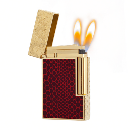 S.T. Dupont Ligne 2 Red Lacquered Lighter #187