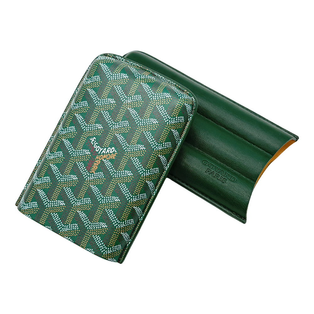 Goyard Luxury Cigar Case with Slot Holder