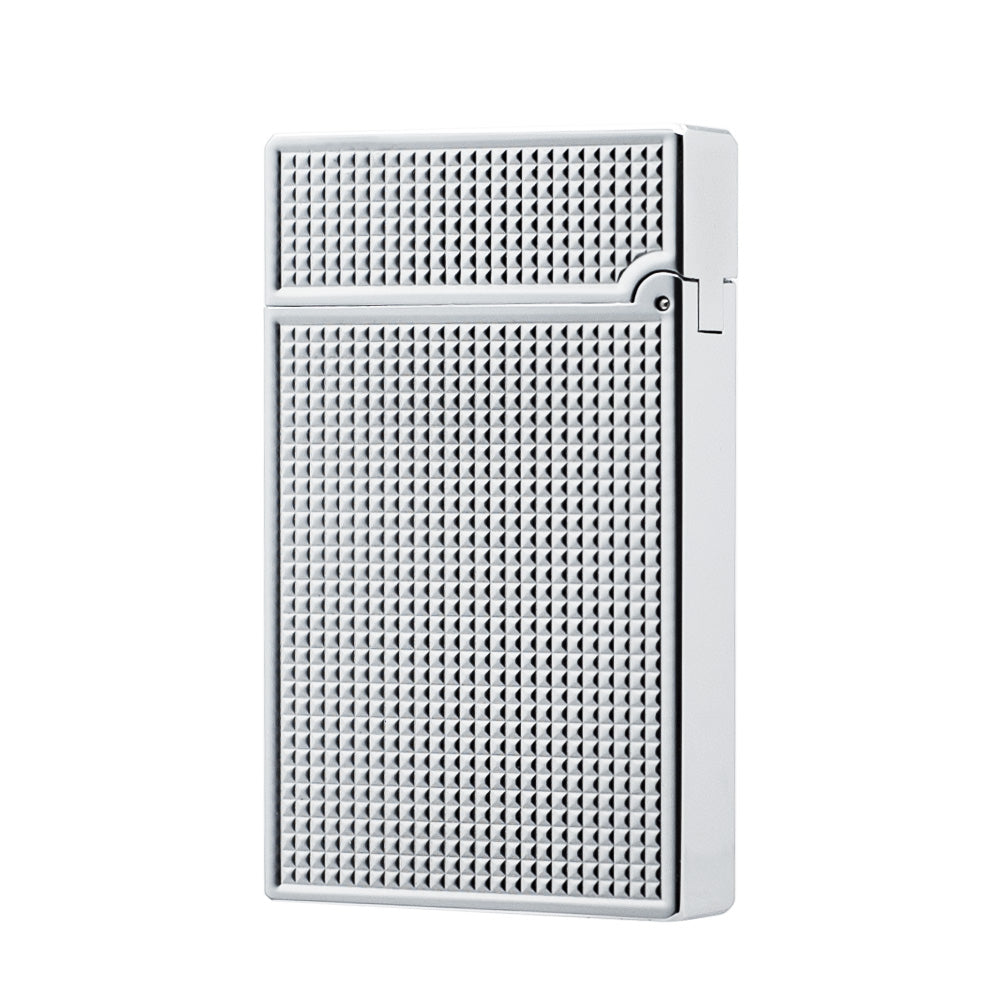 ST Dupont Classic Vertical Stripes Metallfeuerzeug #007 SILBER