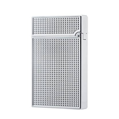 ST Dupont Classic Vertical Stripes Metallfeuerzeug #007 SILBER