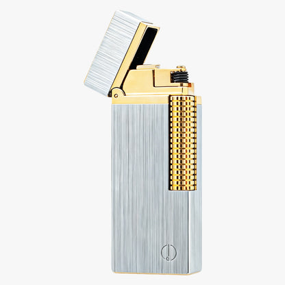 Dunh Rolla Brushed Gold Soft Flame Lighter #001