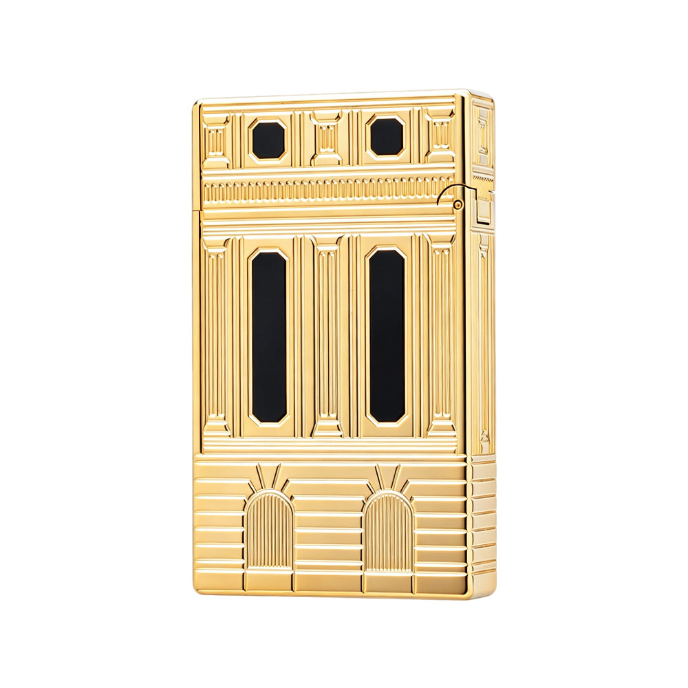 Retro Building Style Engraved ST Dupont Lighter #120