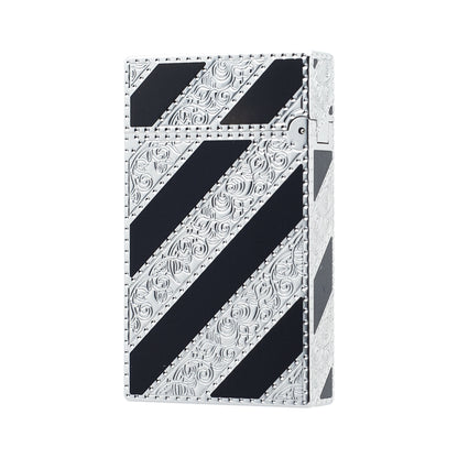 Black Slant Line Engraving St.Dupont Gas Lighter #064