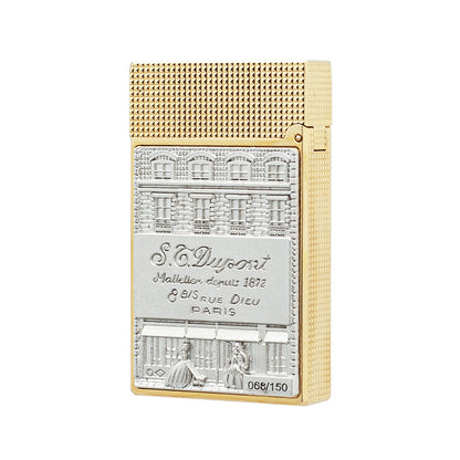 Double Flame S.T. Dupont 150th Anniversary Limited Edition Diamond Roller Lighter #226