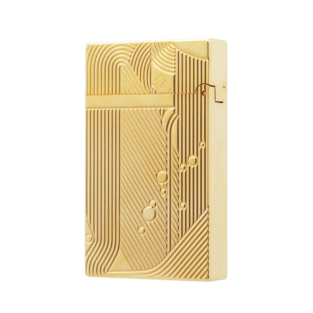 S.T.Dupont Sanji Lighter Sleeping Mermaid Refill Gas Ligne 2 #085 Gold