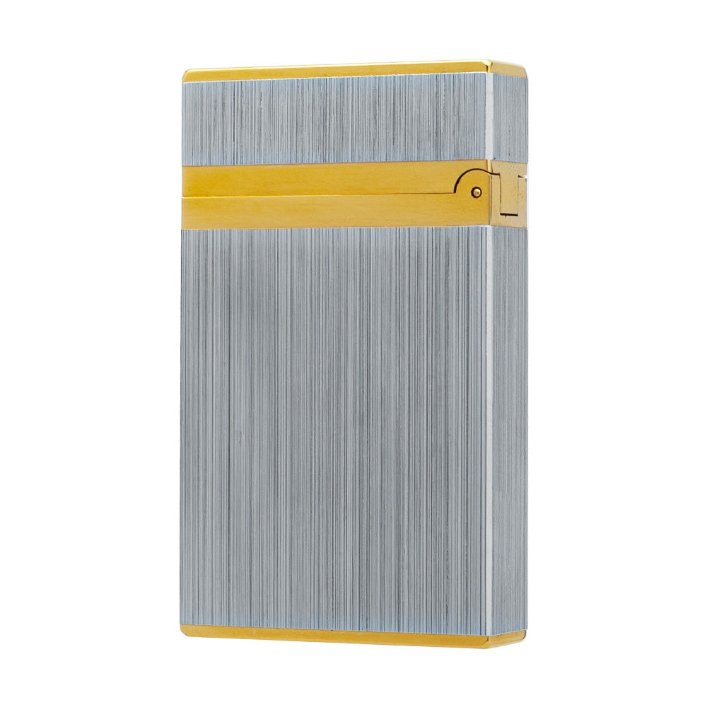 Brushed Metal ST Dupont Ligne 2 Lighter #014