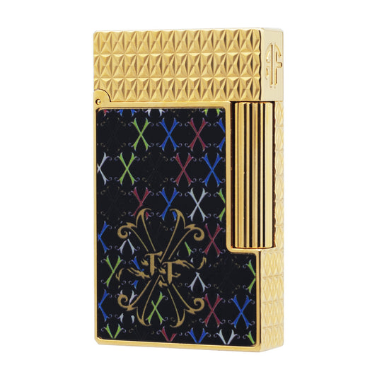 S.T. Dupont Le Grand Fuente Opus X Multicolor Lacquer Lighter