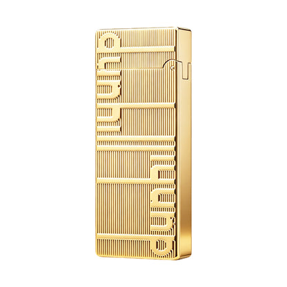 Dunhill Gold Vertical Line Rollagas Soft Flame Lighter