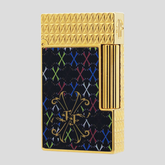 Dupont L2 FT Opx Multicolor Lacquer Soft Flame Lighter #216