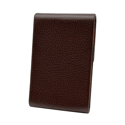 Multifunction Stainless Steel Cigarette Case PU Storage Box