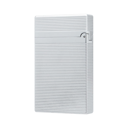 Horizontal Stripes Metal ST Dupont Ligne 2 Lighter #010 Silver