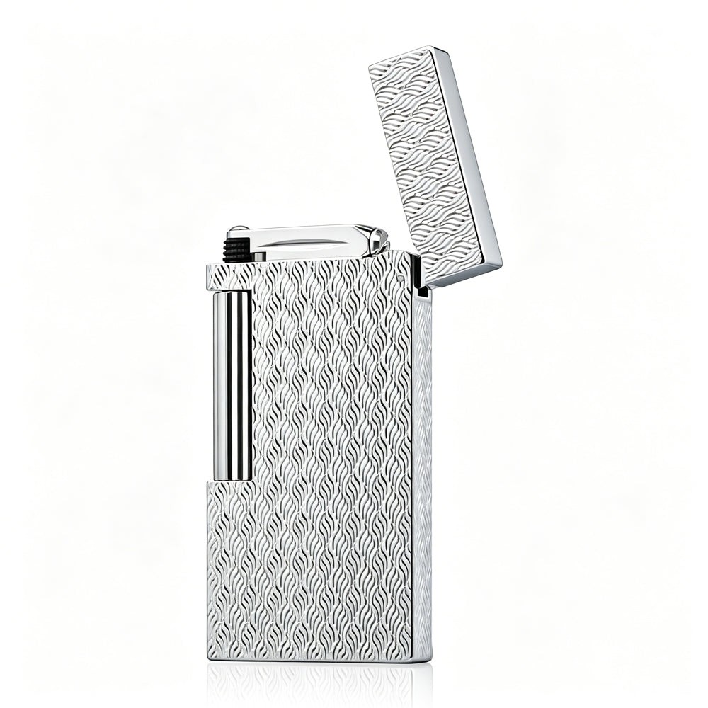 Calories Flame Wave Texture Slim Butane Lighter #303