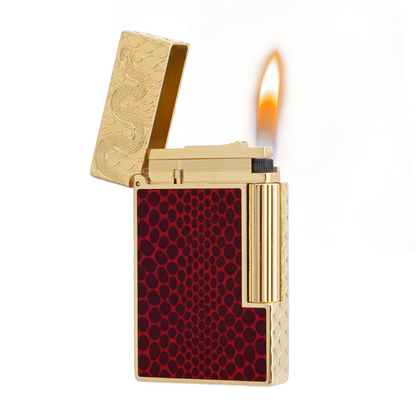S.T. Dupont Ligne 2 Red Lacquered Lighter #187