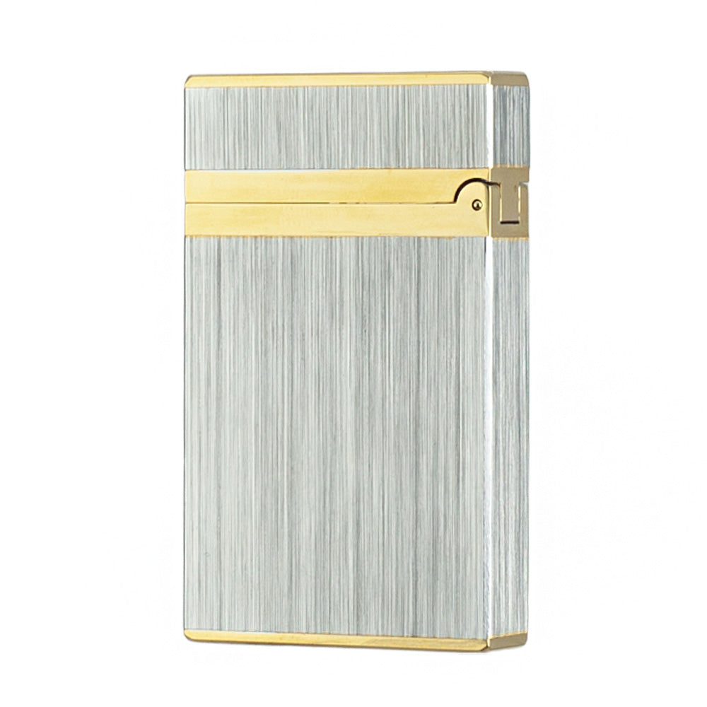 JT Dunant Refillable Gas Brushed Metal Lighter#014