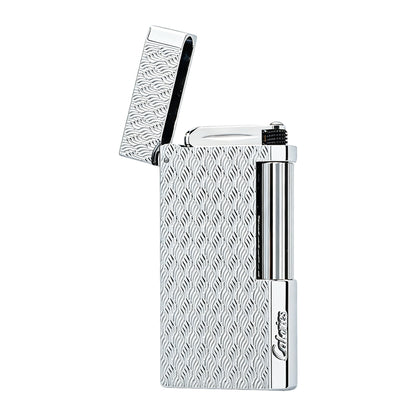 Calories Flame Wave Texture Slim Butane Lighter #303