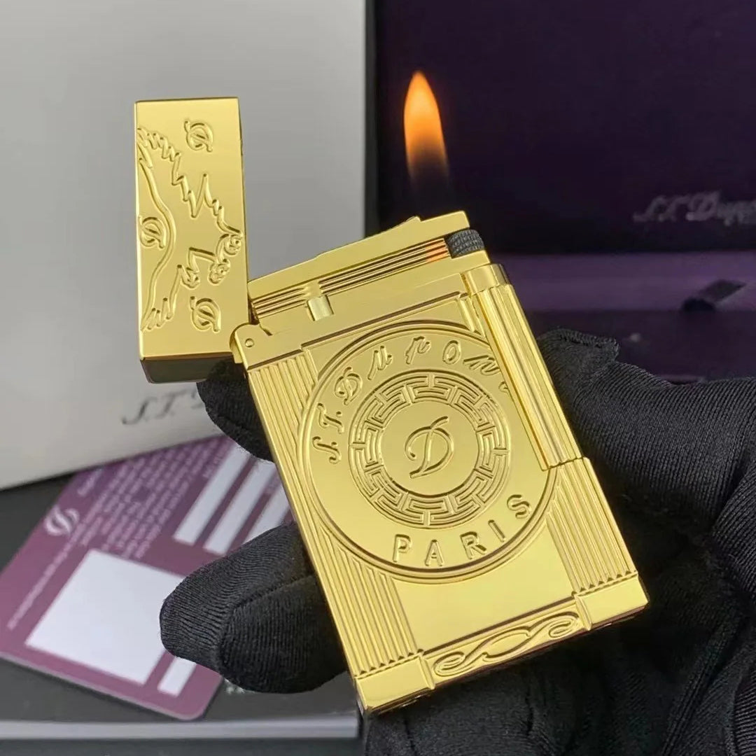Classical Brass S.T Dupont Lighter #093