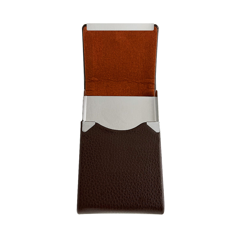 Multifunction Stainless Steel Cigarette Case PU Storage Box