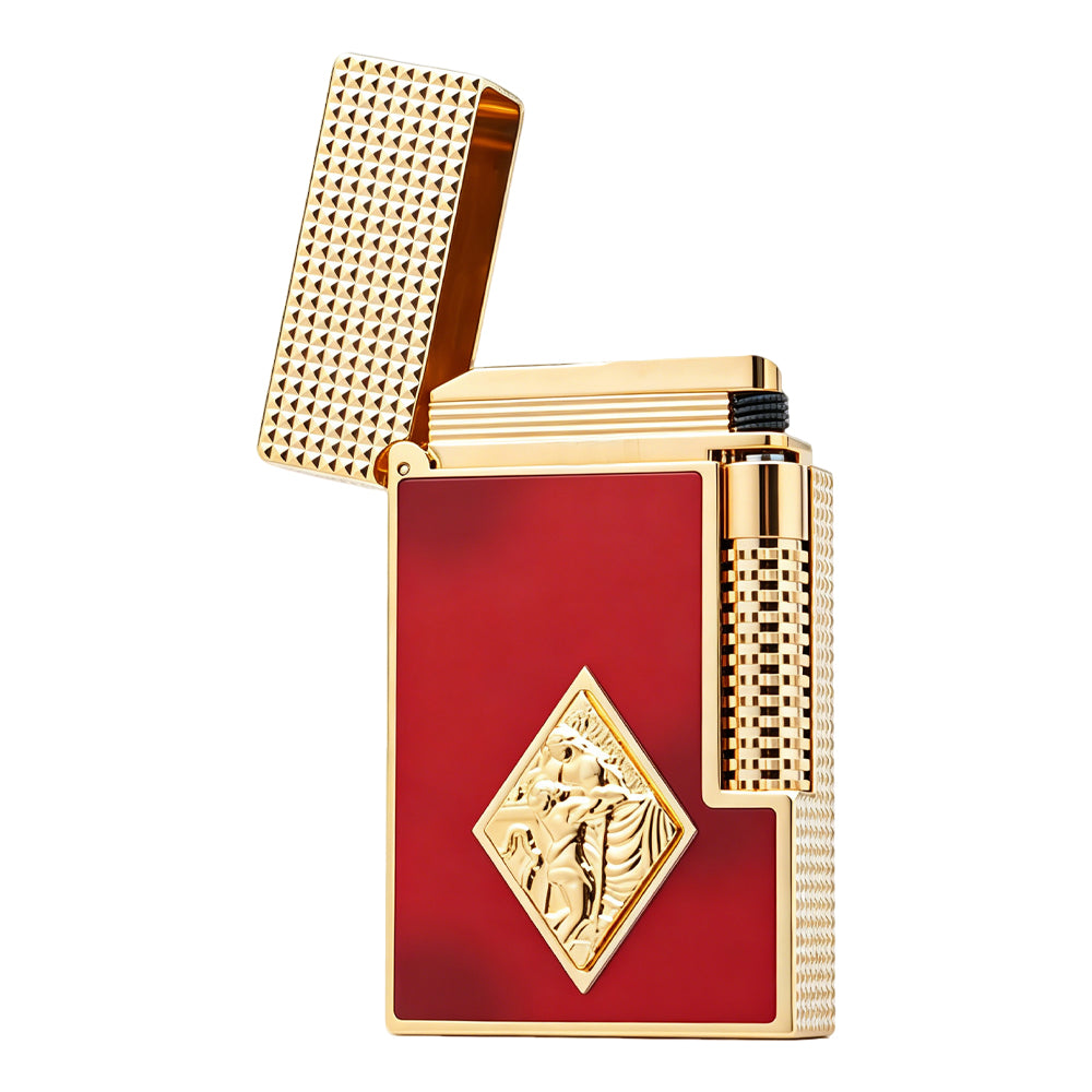 S.T. Dupont Red Lighter Le Grand Romeo Y Julieta Edition – Switchable Torch Flame & Double Flame Luxury Lighter#603