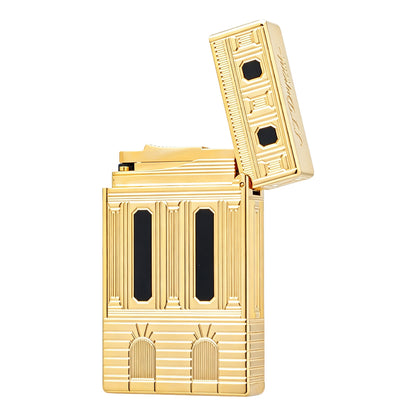 Retro Building Style Engraved ST Dupont Lighter #120