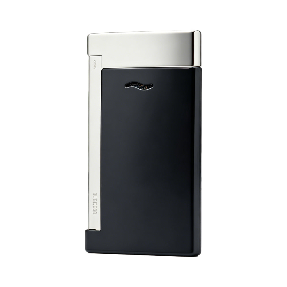S.T. Dupont Black Silver Slim 7 Picasso-Inspired Woman Portrait Lighter #011