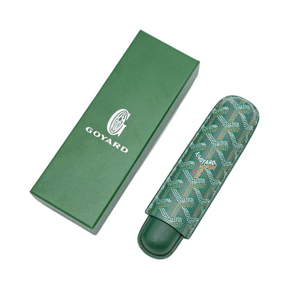 Goyard Luxury Cigar Case with Slot Holder