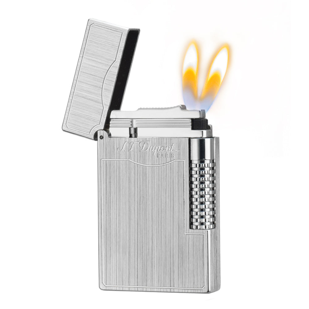 Double Flame S.T. Dupont Ligne 2 Metal Lighter #305