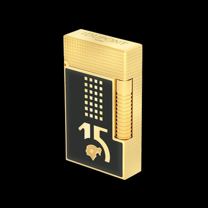 S.T. Dupont Ligne 2 Behike Black and Gold Lacquer Luxury Lighter#212