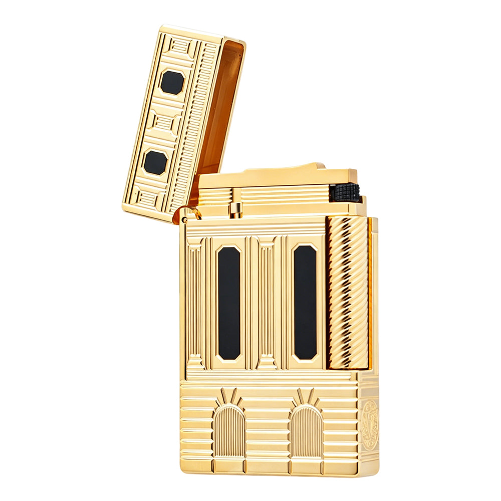 Retro Building Style Engraved ST Dupont Lighter #120