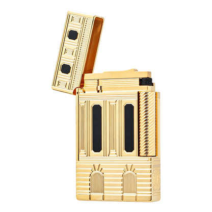 Retro Building Style Engraved ST Dupont Lighter #120