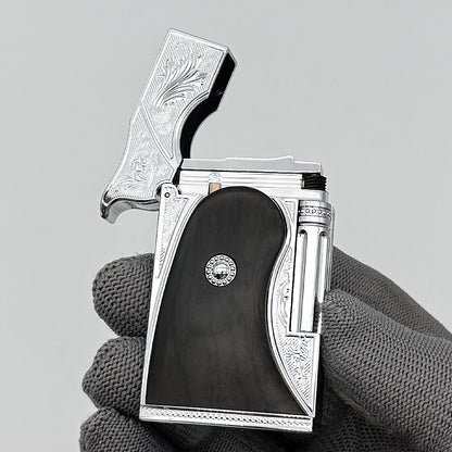 Dupont Wild West Engraved Limited Edition Double Flame Lighter #257