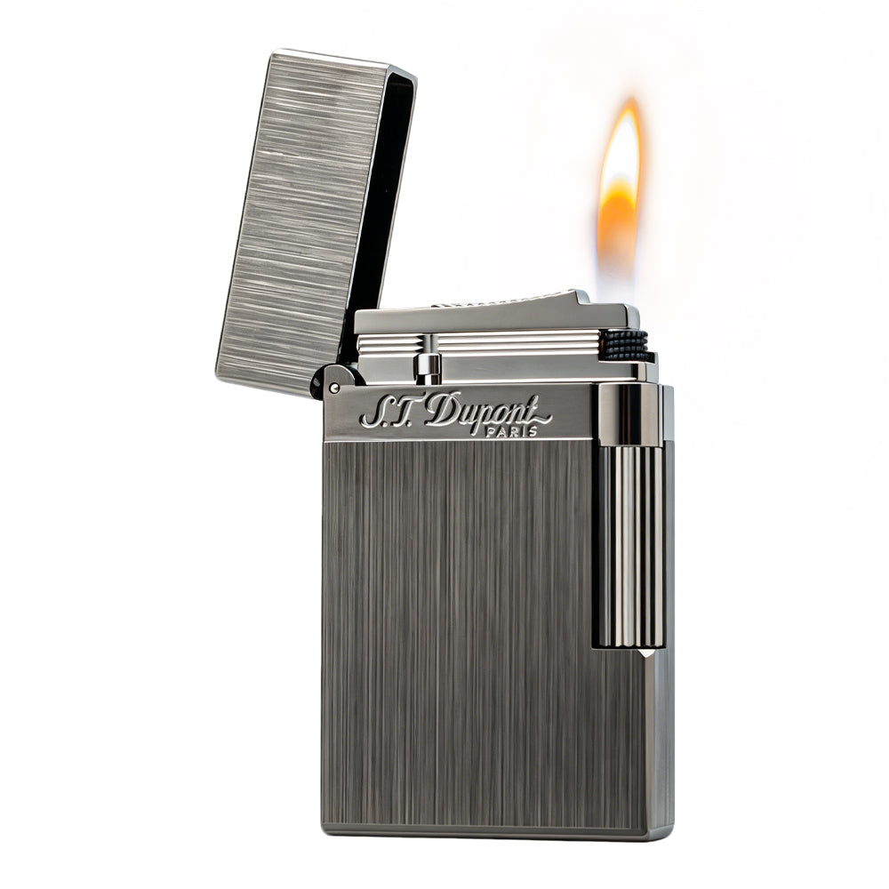 NEW Wide Brass Brushed S.T.Dupont Metal Lighter #113