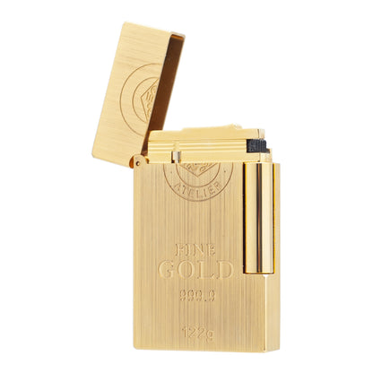 S.T.Dupont Gas Lighter Ligne 2 Particular Engraved #150 Gold