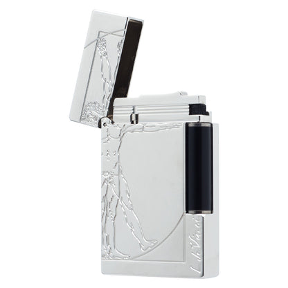 S.T.  Dupont Lighter Uomo vitruviano Da Vinci Man Pattern #080