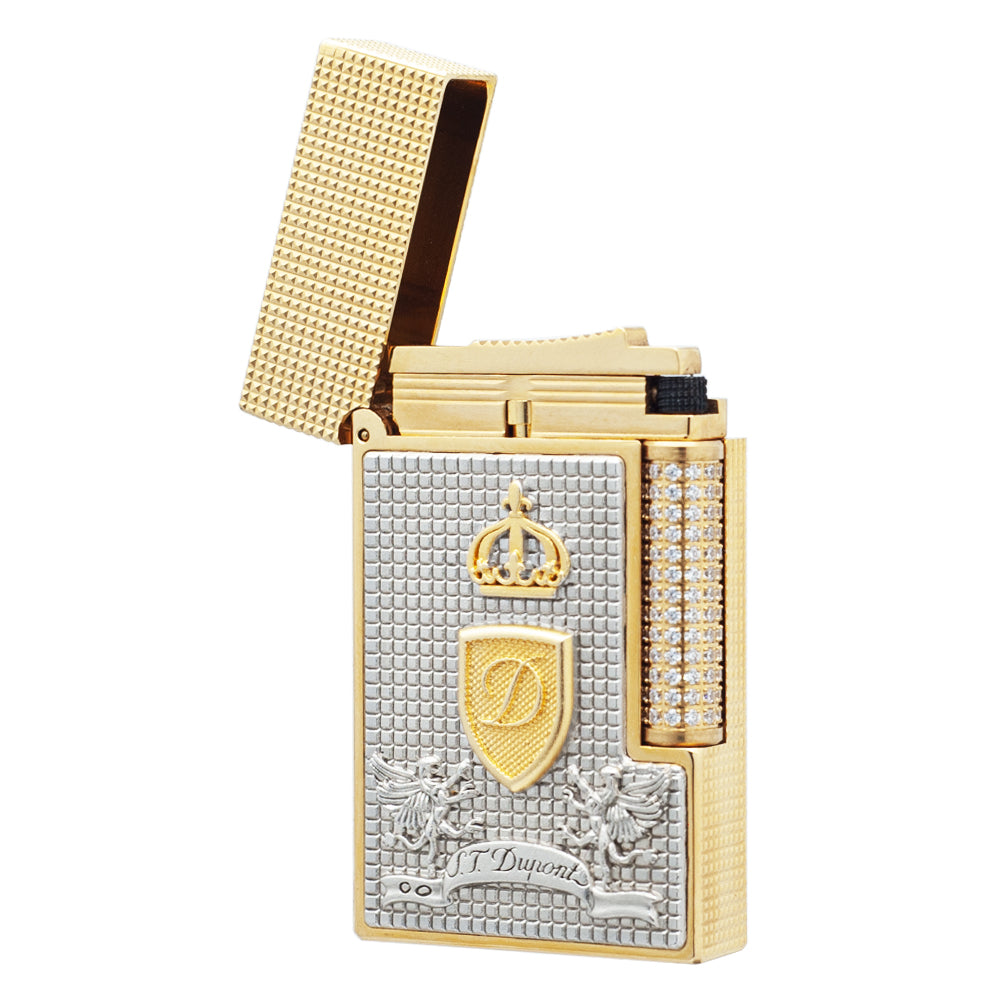 Double Flame S.T. Dupont 150th Anniversary Limited Edition Diamond Roller Lighter #226