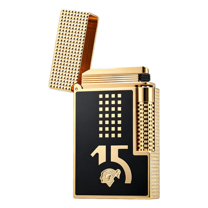 Dupont Le Grand 15 Emblem Switchable Dual Flame Lighter #608
