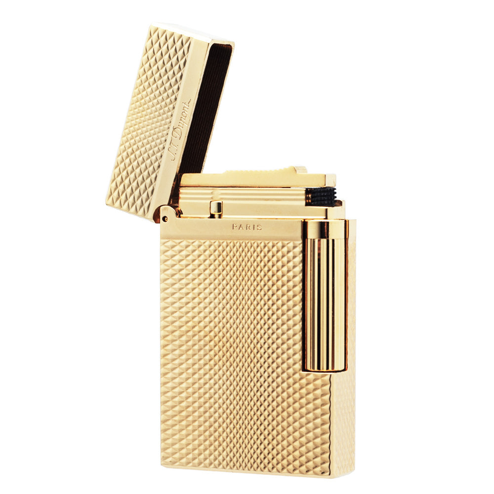 S.T Dupont Vintage Lighter Ligne 2 Diamond Carving #028