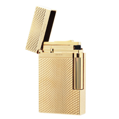S.T Dupont Vintage Lighter Ligne 2 Diamond Carving #028