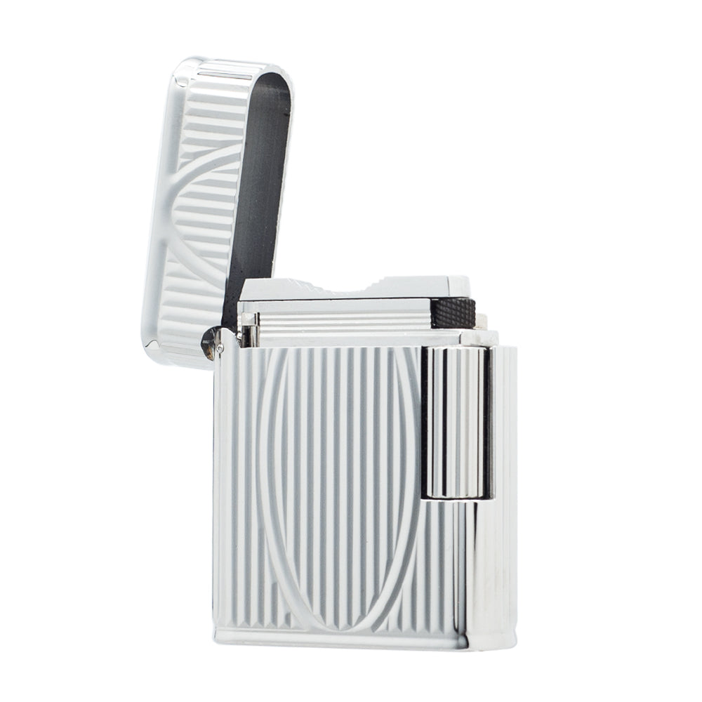 S.T. Dupont Ligne 1 Vertical Line Oval Engraved Cling Luxury Lighter#504