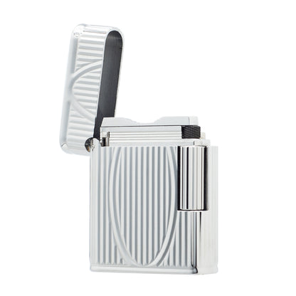 S.T. Dupont Ligne 1 Vertical Line Oval Engraved Cling Luxury Lighter#504