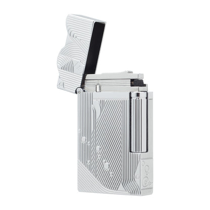 Sanji Sleeping Mermaid Dupont Engraving Cigarette Lighter #029 Silver