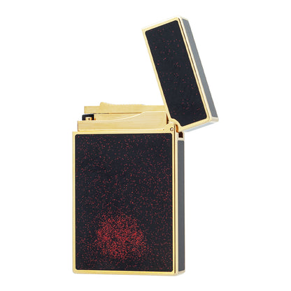 S.T. Dupont Ligne 2 Gold Dust Black Lacquer Luxury Lighter#227