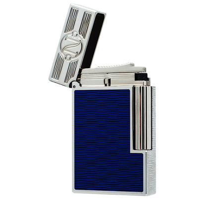 S.T. Dupont Ligne2 Blue Gulf Stream Lacquered Lighter