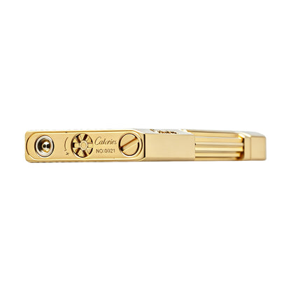 Calories Flame Wave Texture Slim Butane Lighter #303