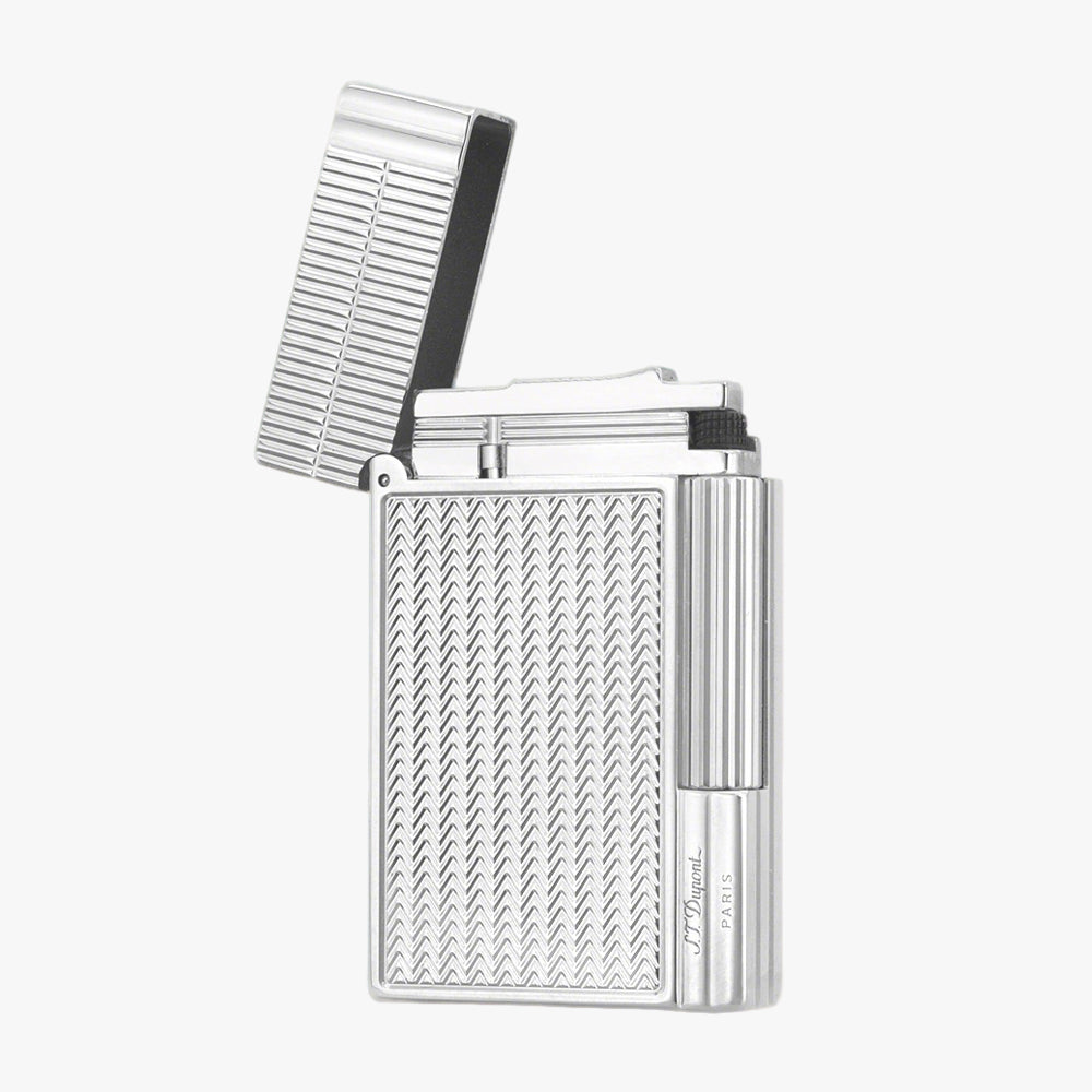 Dupont New Gatsby Gold Silver Single & Double Flame Lighter #073