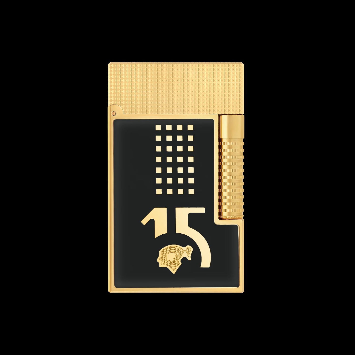 S.T. Dupont Ligne 2 Behike Black and Gold Lacquer Luxury Lighter#212